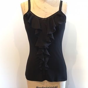White House:Black Market ruffle tank, Size XXS