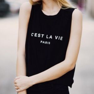 Brandy Melville c'est la vie muscle tank