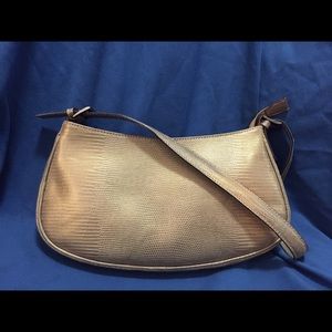 Retro gold leather Via Spiga Shoulder Bag