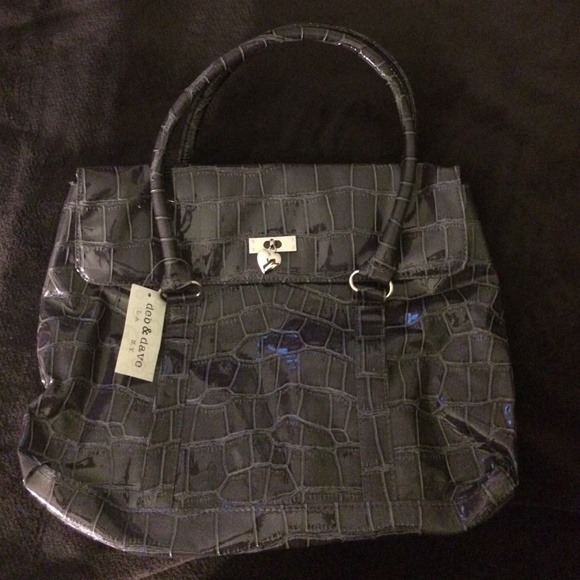 🆕DEB&DAVE Large Purple Croc Purse.Super cute!👛🎀