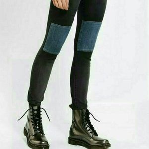Free People knee patch jeans