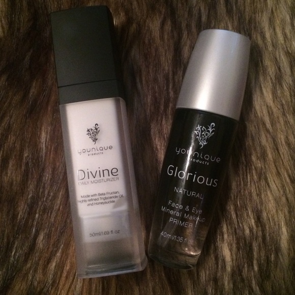 Younique Glorious Primer and Divine Moisturizer