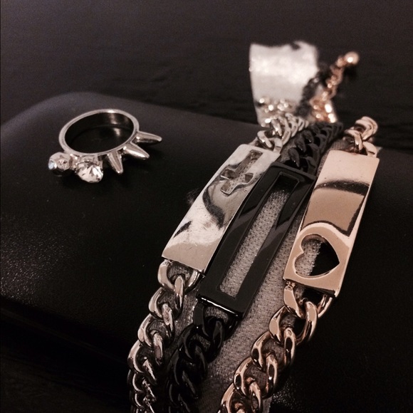 Forever 21 (3) bracelets and a ring