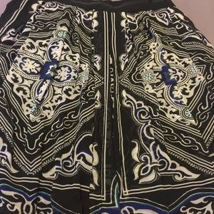 Paisley print skirt