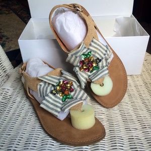 Lucky Penny Embellished Sandals
