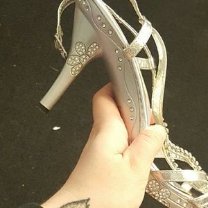 Sparkly high heels