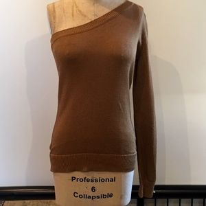 Michael Kors Knit One Shoulder Top, Size Small