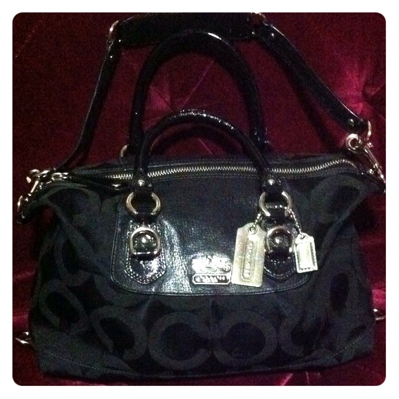 Coach op art c black Madison Sabrina