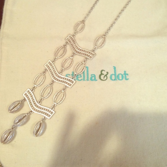 Long necklace silver