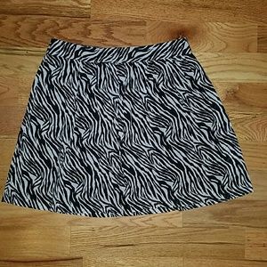 Banana Republic zebra print skirt