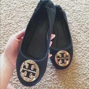 NEVER WORN Signature Tory Burch Flats