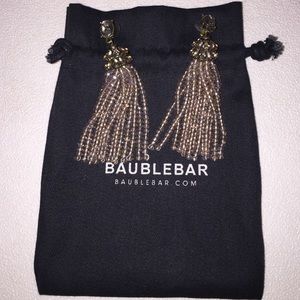 Bauble Bar tassel earrings
