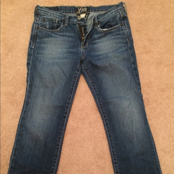 LUCKY Jean capris!! Like new!!