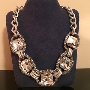 Silver statement necklace!