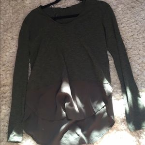 Brand new with tags! Zara long sleeve army shirt