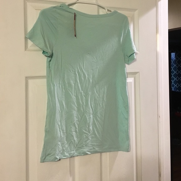 *NWT* Mint colored basic tee - Picture 2 of 3
