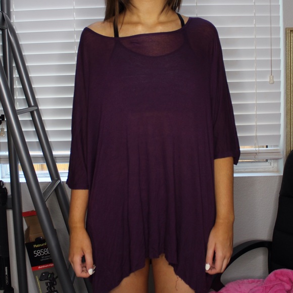 Long shirt, can be used as swim suit cover up