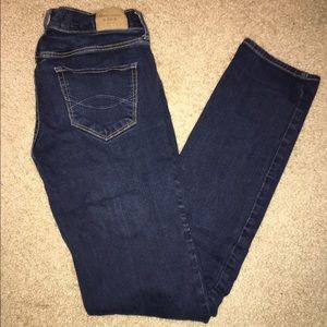 Indigo perfect stretch A&F jeans