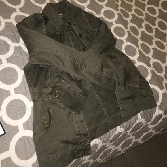 Army green jacket