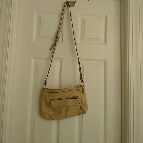 Nude crossbody purse