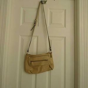 Nude crossbody purse