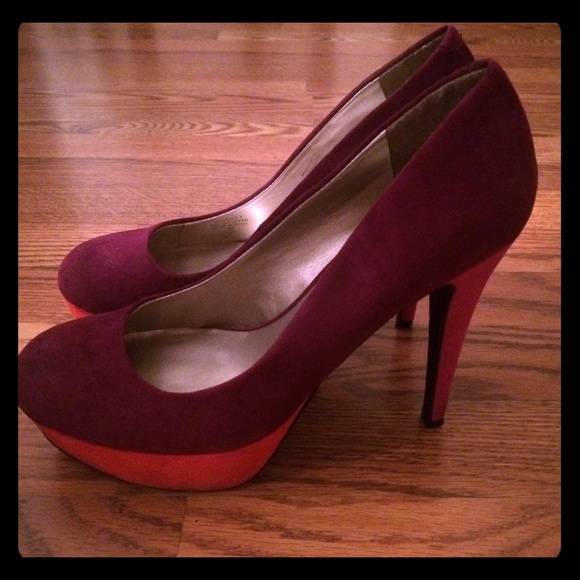 Guess shoes-pink, Orange, and purple