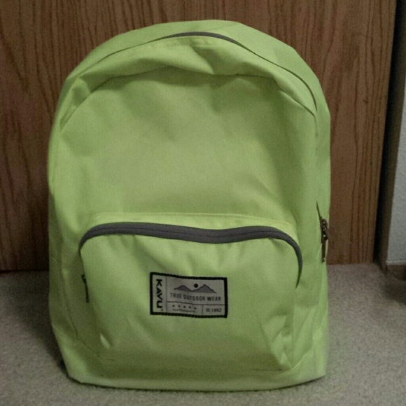 NWOT Bright Yellow Backpack