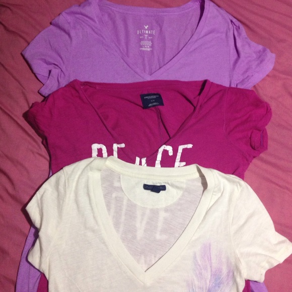 3 American Eagle tops