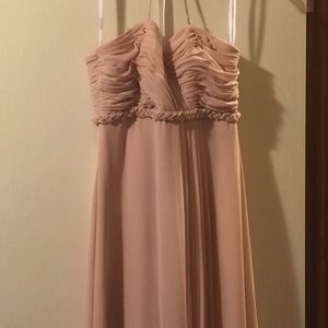 Bridesmaids dress light pearl