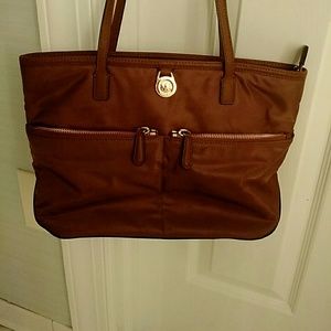 Blush brown Michael kors kempton purse