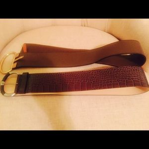 Bargain bundle!! 2 Genuine Leather belts