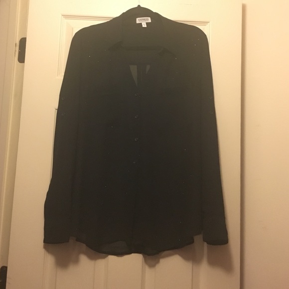 Black Express portfolio shirt.