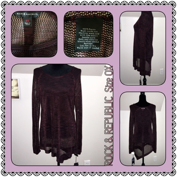 Rock & Republic Tunic NWT