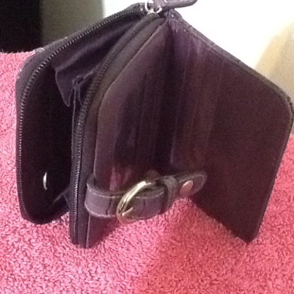 Purple small zip wallet - Picture 3 of 4