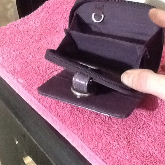 Purple small zip wallet - Picture 4 of 4