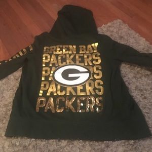 Victoria secret Pink Green Bay Packers Hoodie