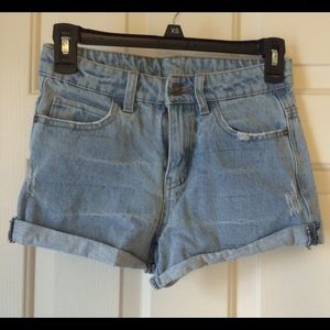 high waisted shorts