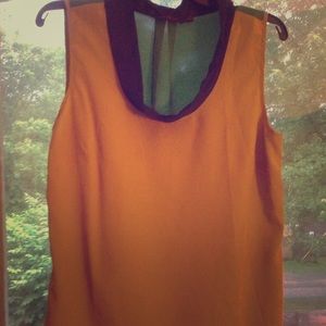 Sleeveless, business casual shirt