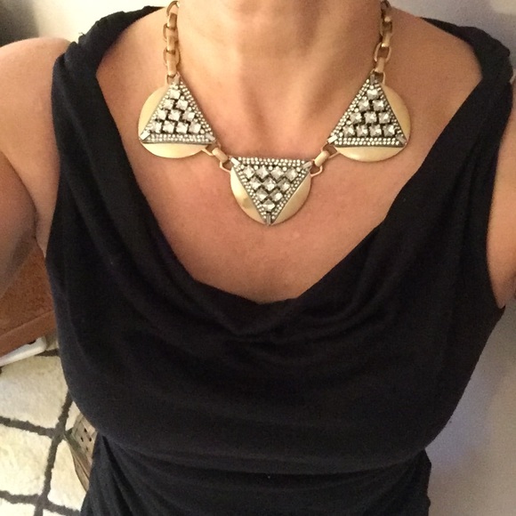 J. Crew Jewelry - J. Crew Crystal Triangles Necklace