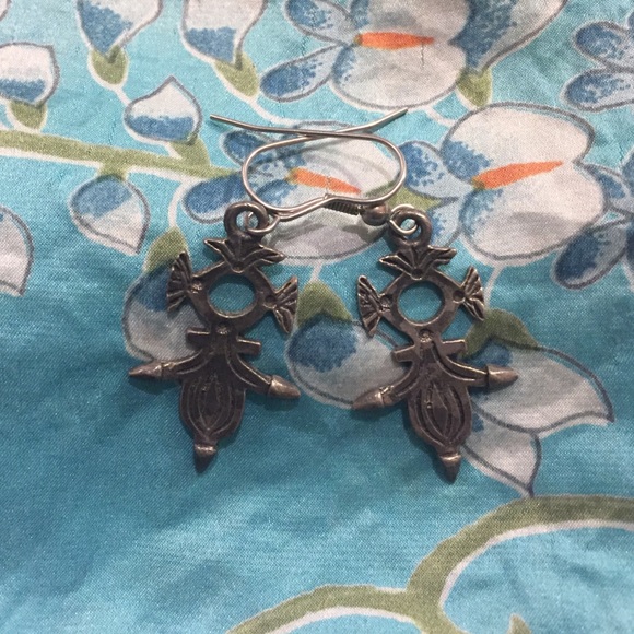 Unique silver earrings