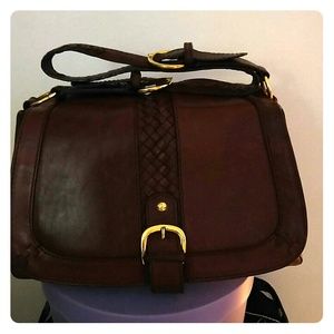 L.L.Bean Leather Signature Handbad