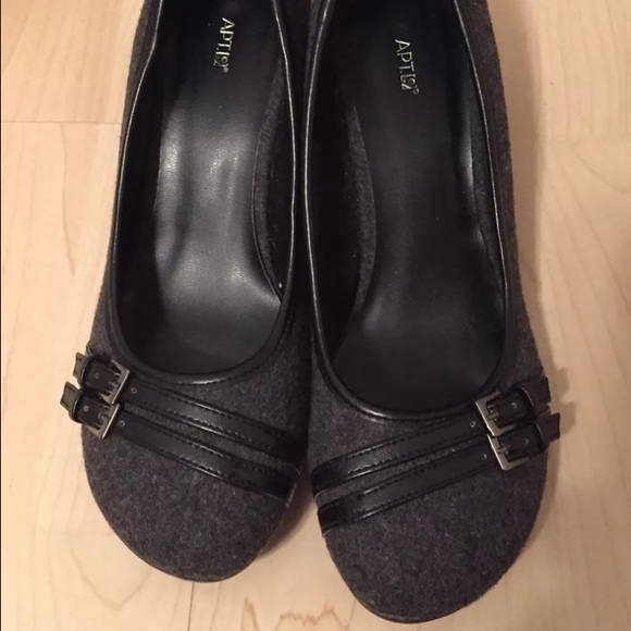 Apt. 9 Shoes Apt 9 Wedges Grayblack Poshmark