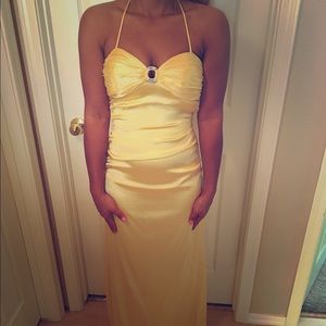 Blonde Nites by Staci Sklar Yellow Dress Size 5