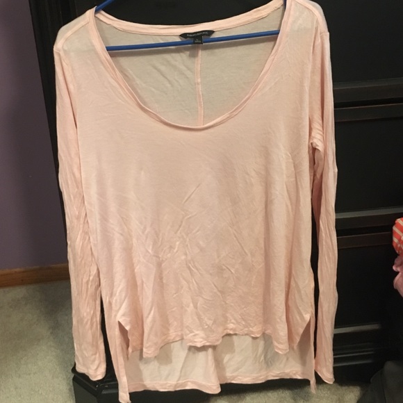 Sheer pink loose fitting top