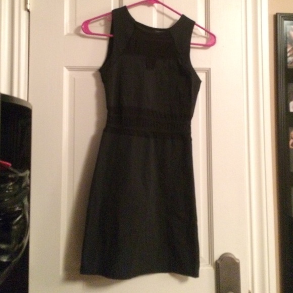 Black Mesh Dress