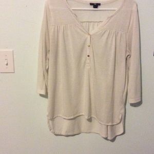 Cream colored tunic