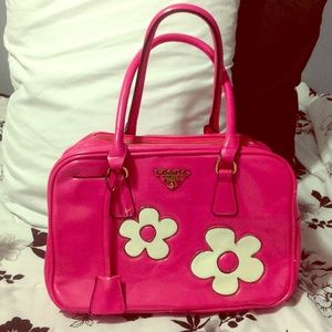 Cute Prada hot pink purse
