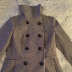 H&M Gray peacoat