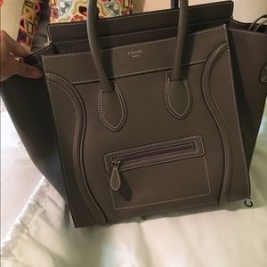 Celine authentic mini luggage souris