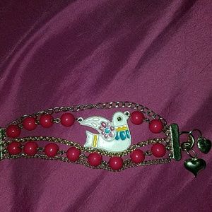 Authentic Betsey Johnson Charm Bracelet